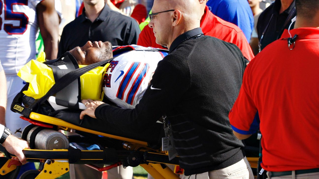 Bills' Aaron Williams taken off the field in an ambulance: 'It's