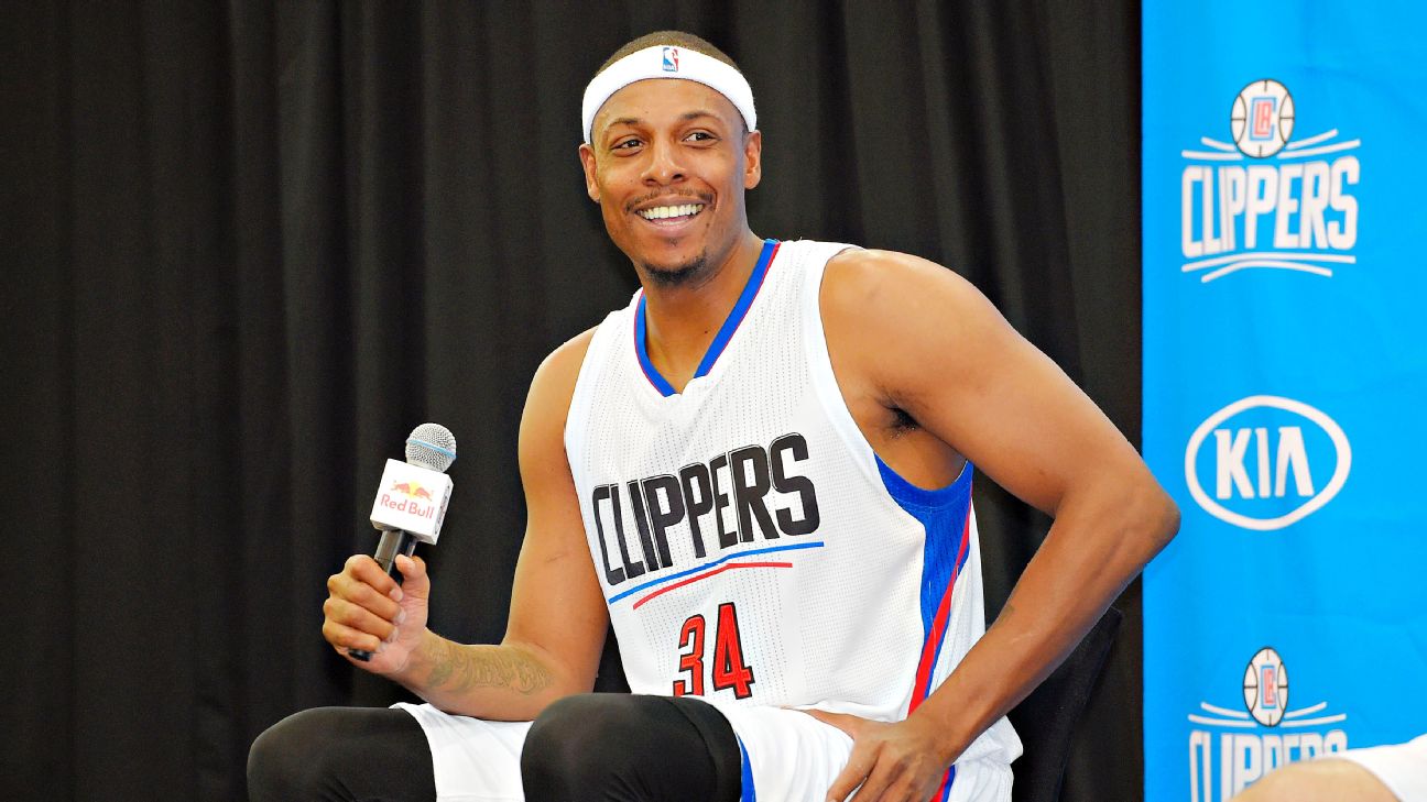 Clippers' Paul Pierce braces himself for what figures to be an