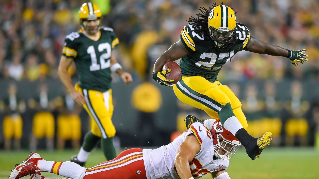 Green Bay Packers Eddie Lacy doesn't practice Wednesday due to