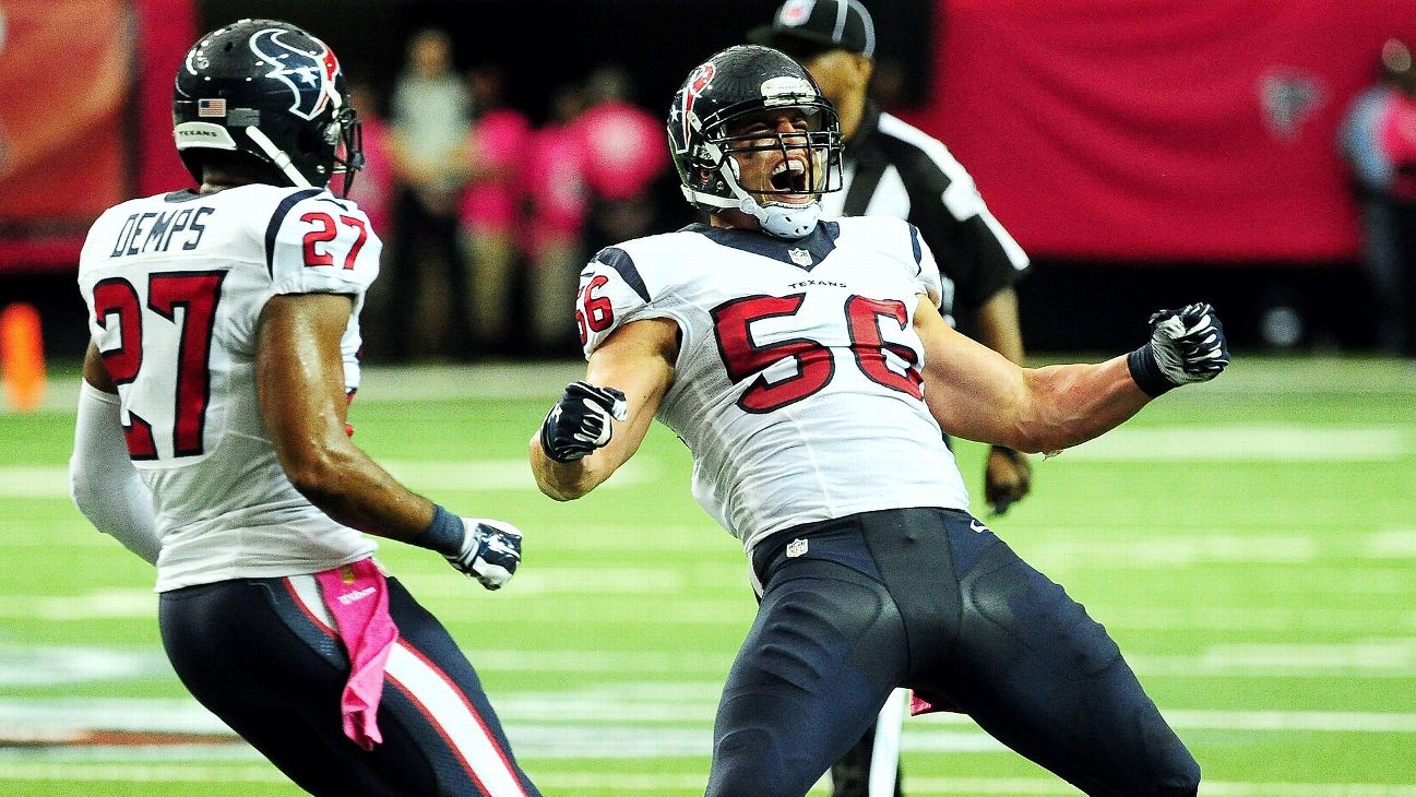 NFL prospect and former USC linebacker Brian Cushing in action