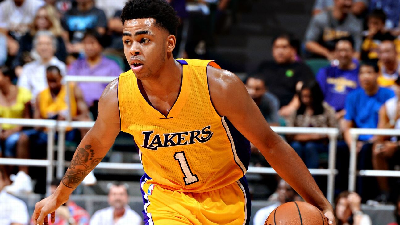 Lakers' D'Angelo Russell, Nick Young unlikely to play vs. Knicks