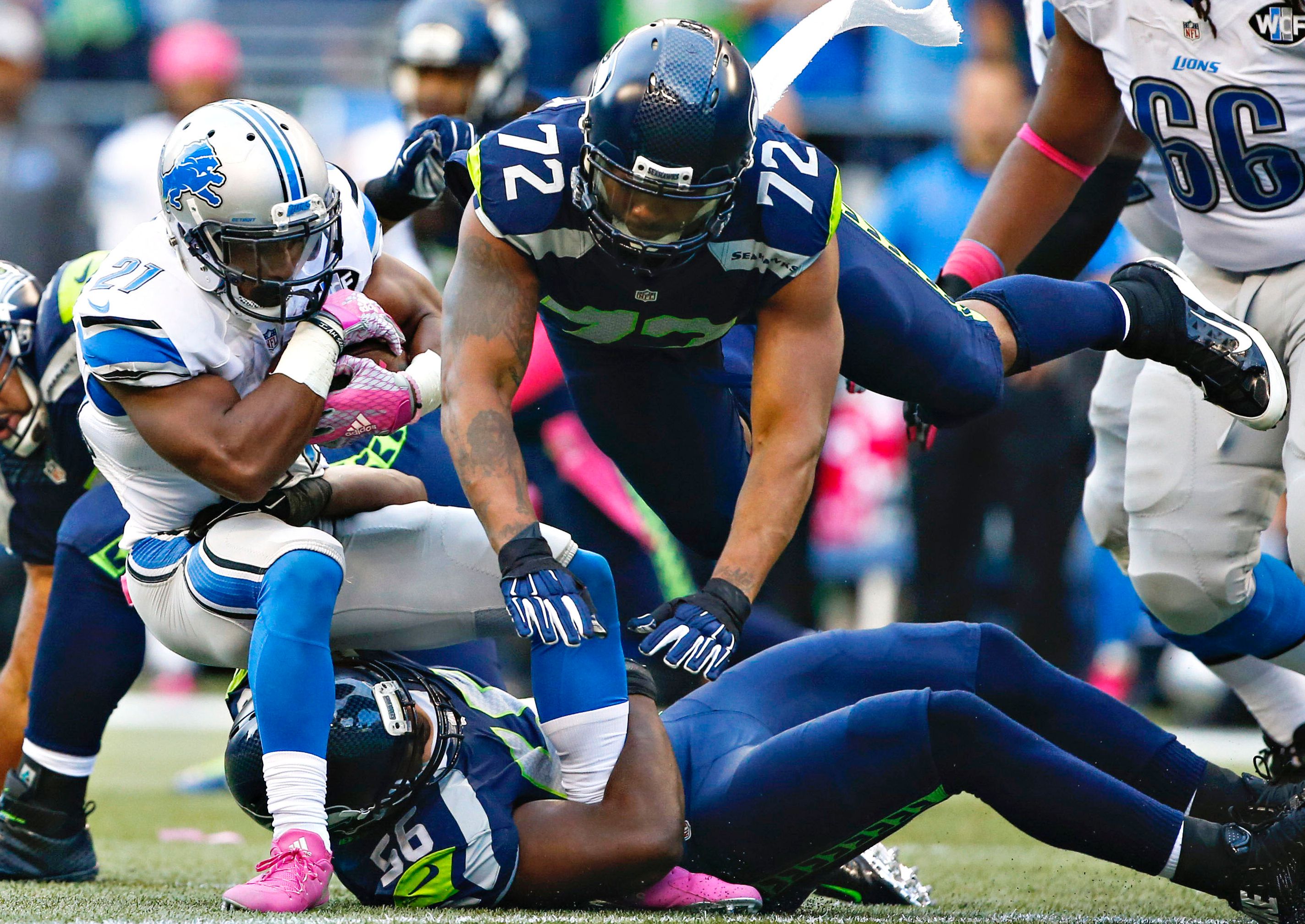 Kam Chancellor Forces Calvin Johnson Fumble, Seals Victory