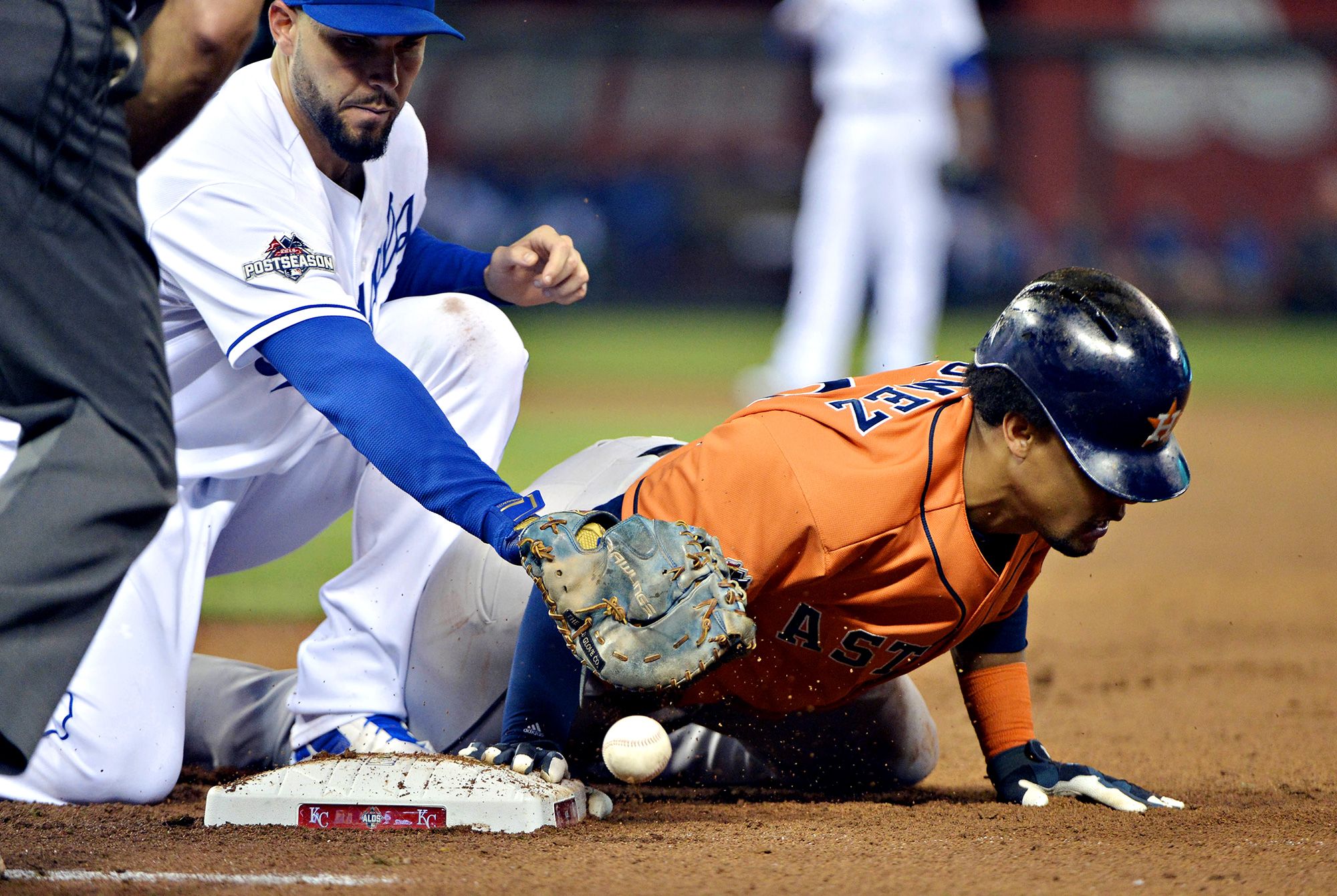 Safe at first Photos Astros vs. Royals in ALDS ESPN