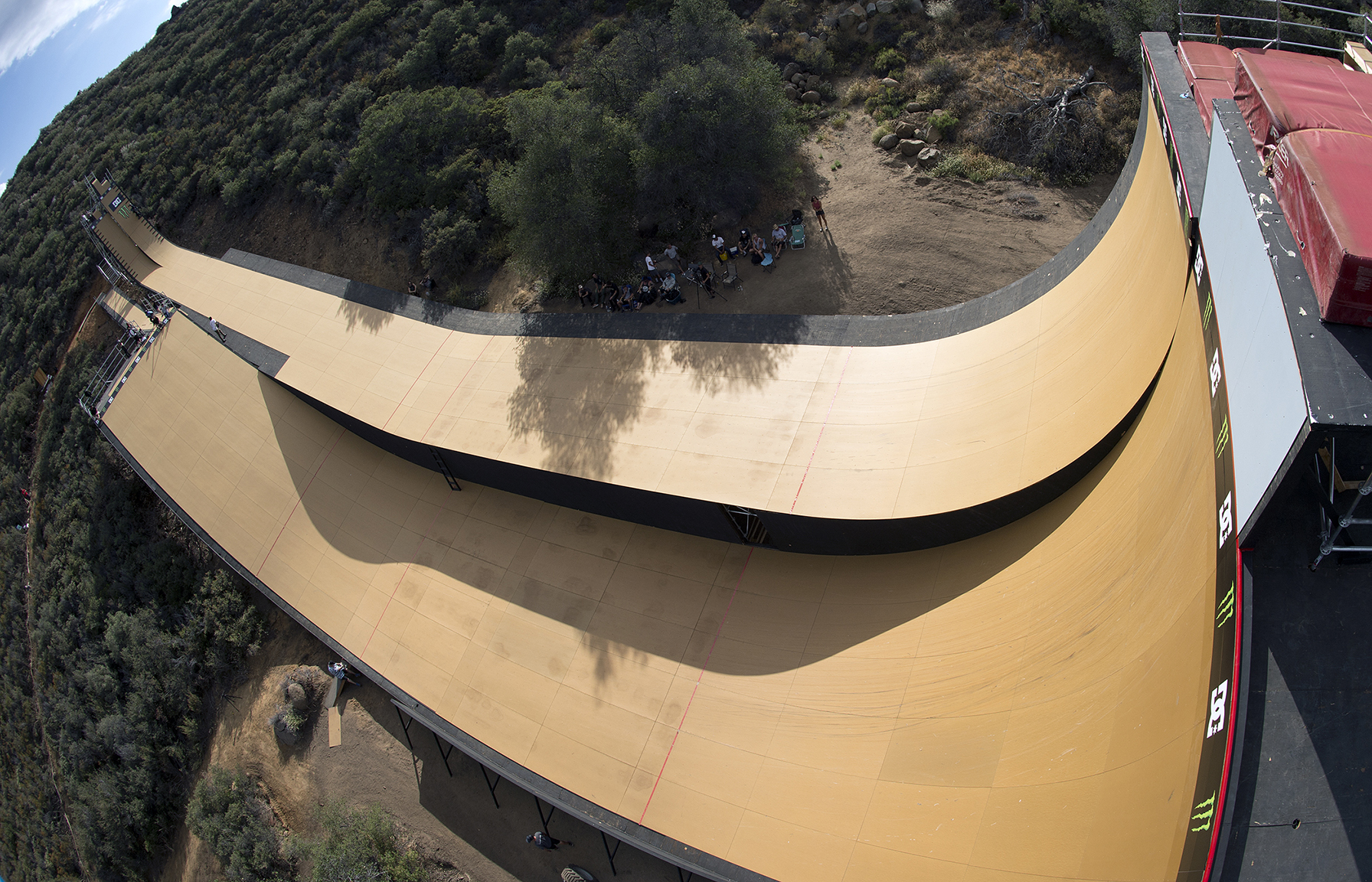 View from above Gallery Danny Way breaks world record for