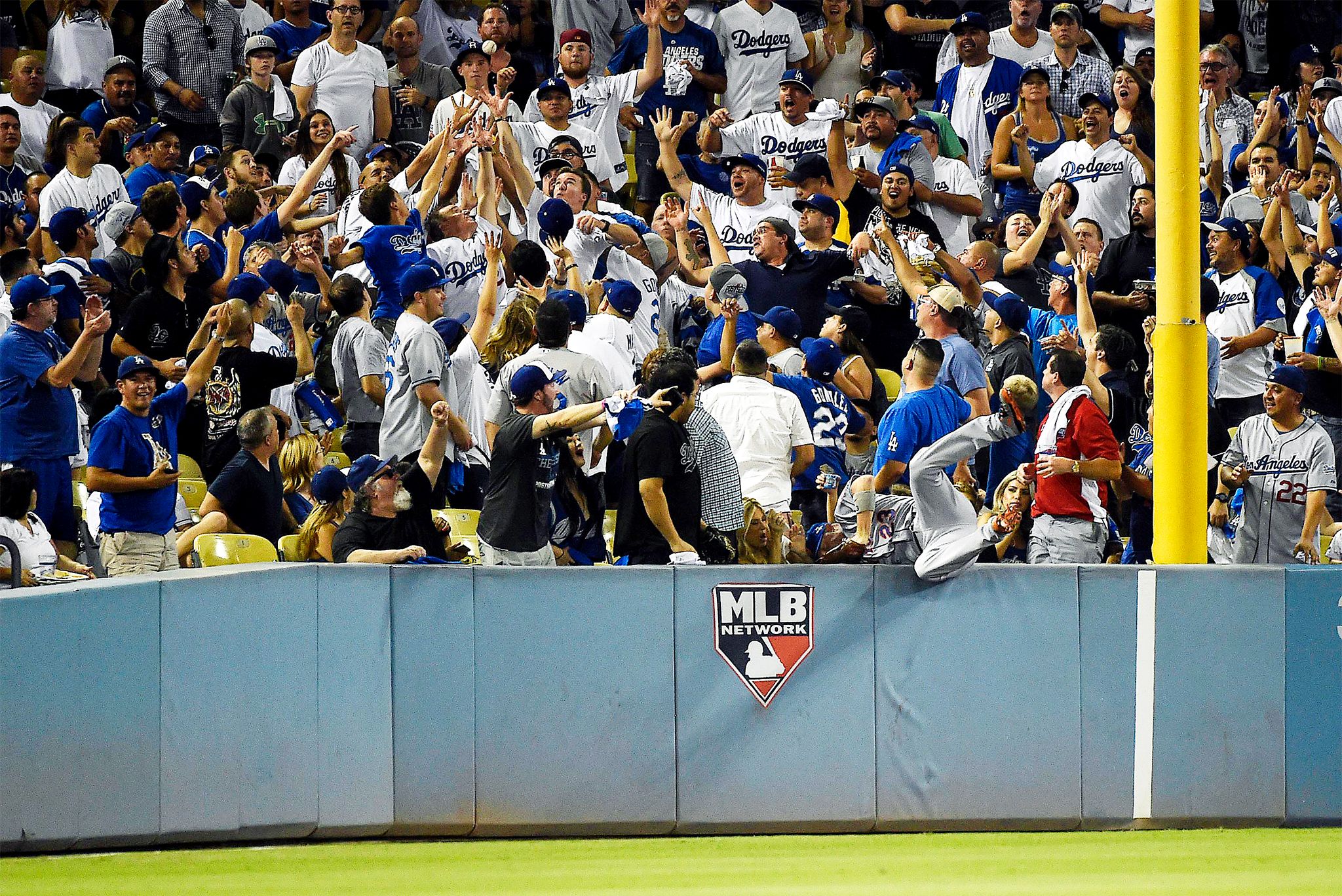 Leap Of Faith - Photos: Mets Vs. Dodgers In NLDS - ESPN