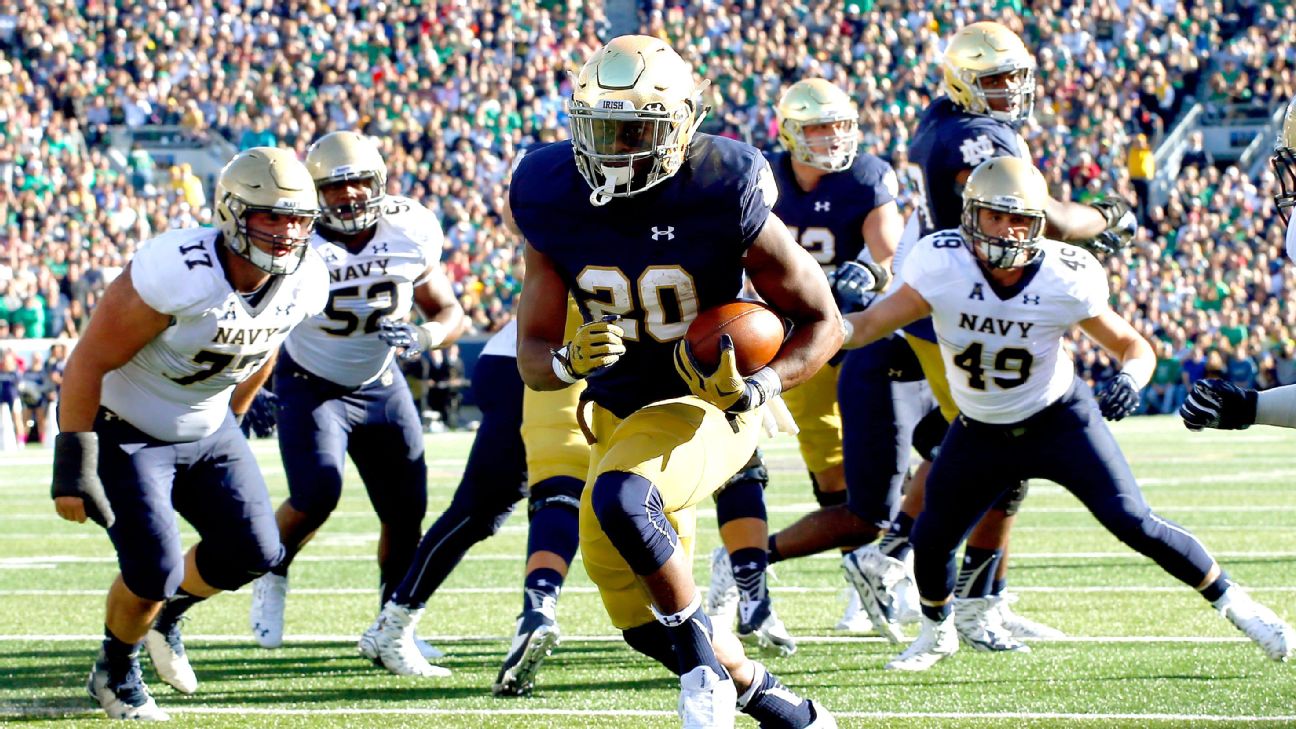 Notre Dame sunk Navy and ready to slay Virginia for playoff glory - One  Foot Down