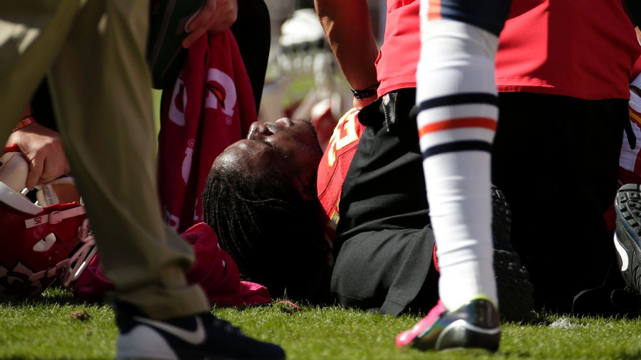 Kansas City RB Jamaal Charles injures left knee - The San Diego  Union-Tribune