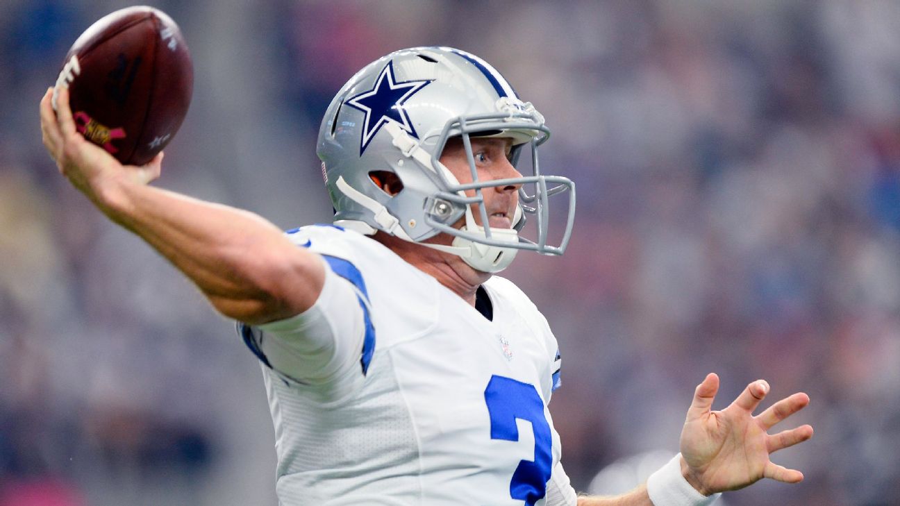 Brandon Weeden joins Tony Romo and Kyle Orton in Dallas Cowboys QB