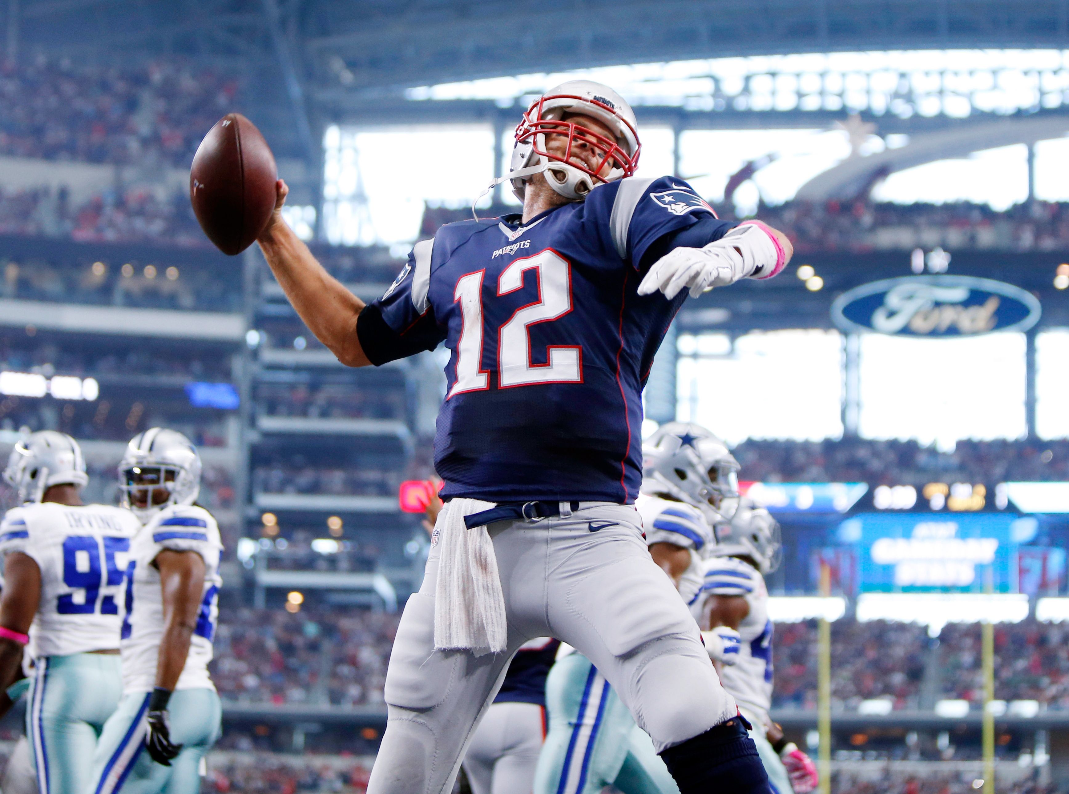 Touchdown Tom Brady Photos Cowboys vs. Patriots ESPN