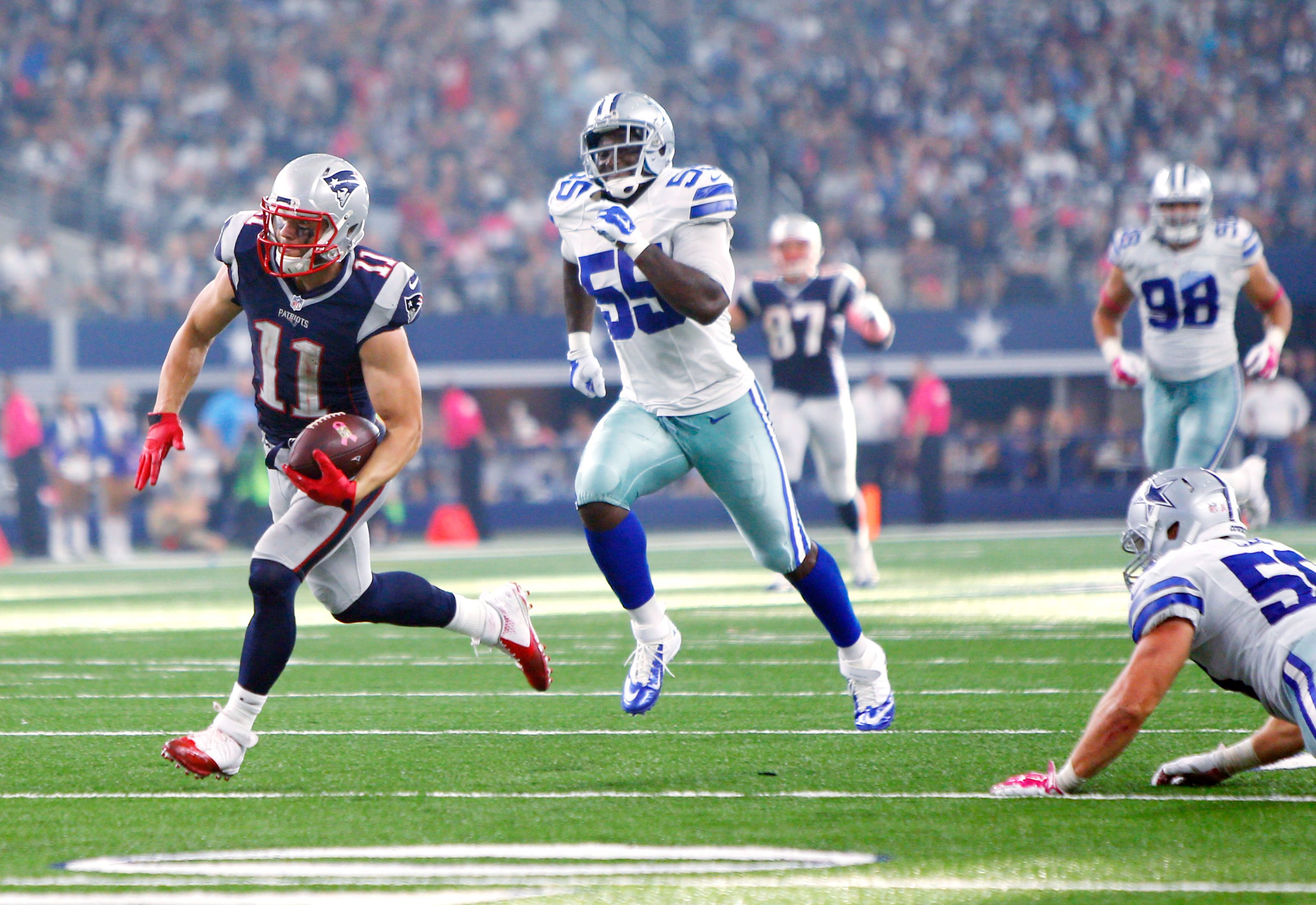 Julian Edelman Photos Cowboys vs. Patriots ESPN