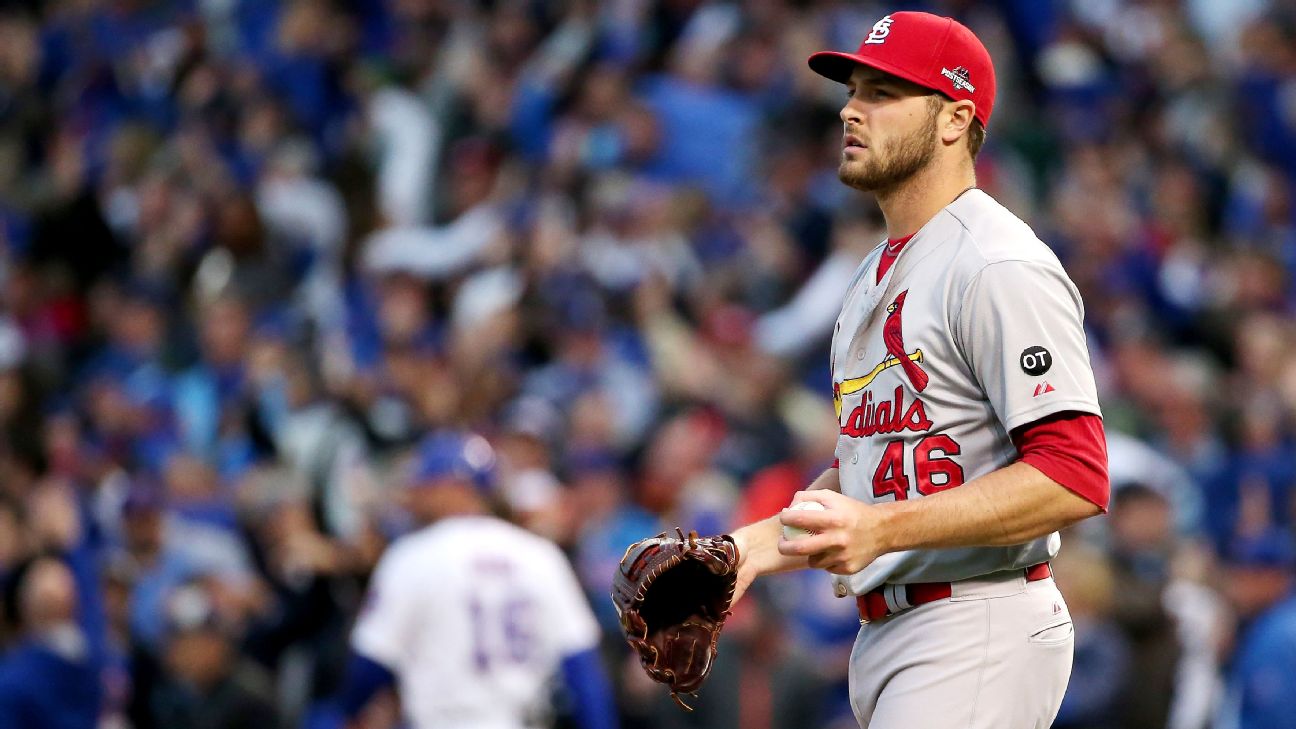 Cardinals' Matz leaves with shoulder stiffness after four pitches Sunday