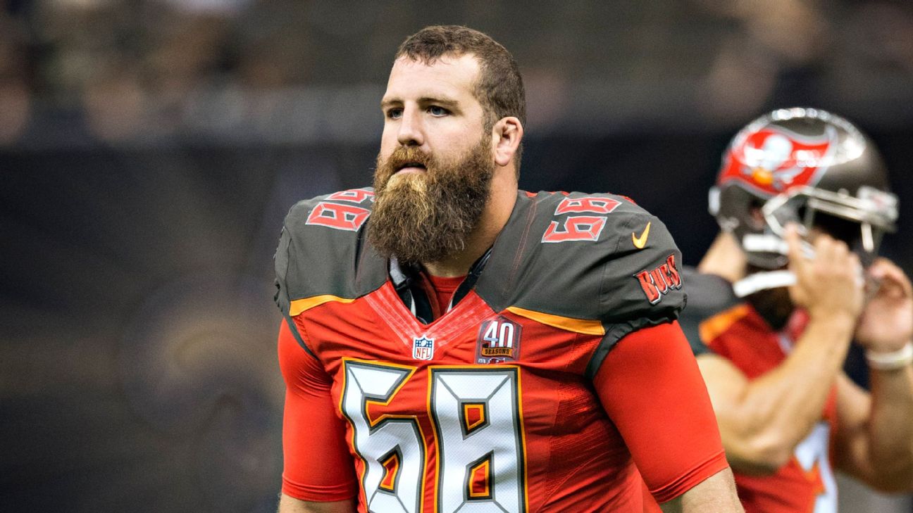 Tampa Bay Buccaneers re-sign center Joe Hawley to two-year deal - ESPN