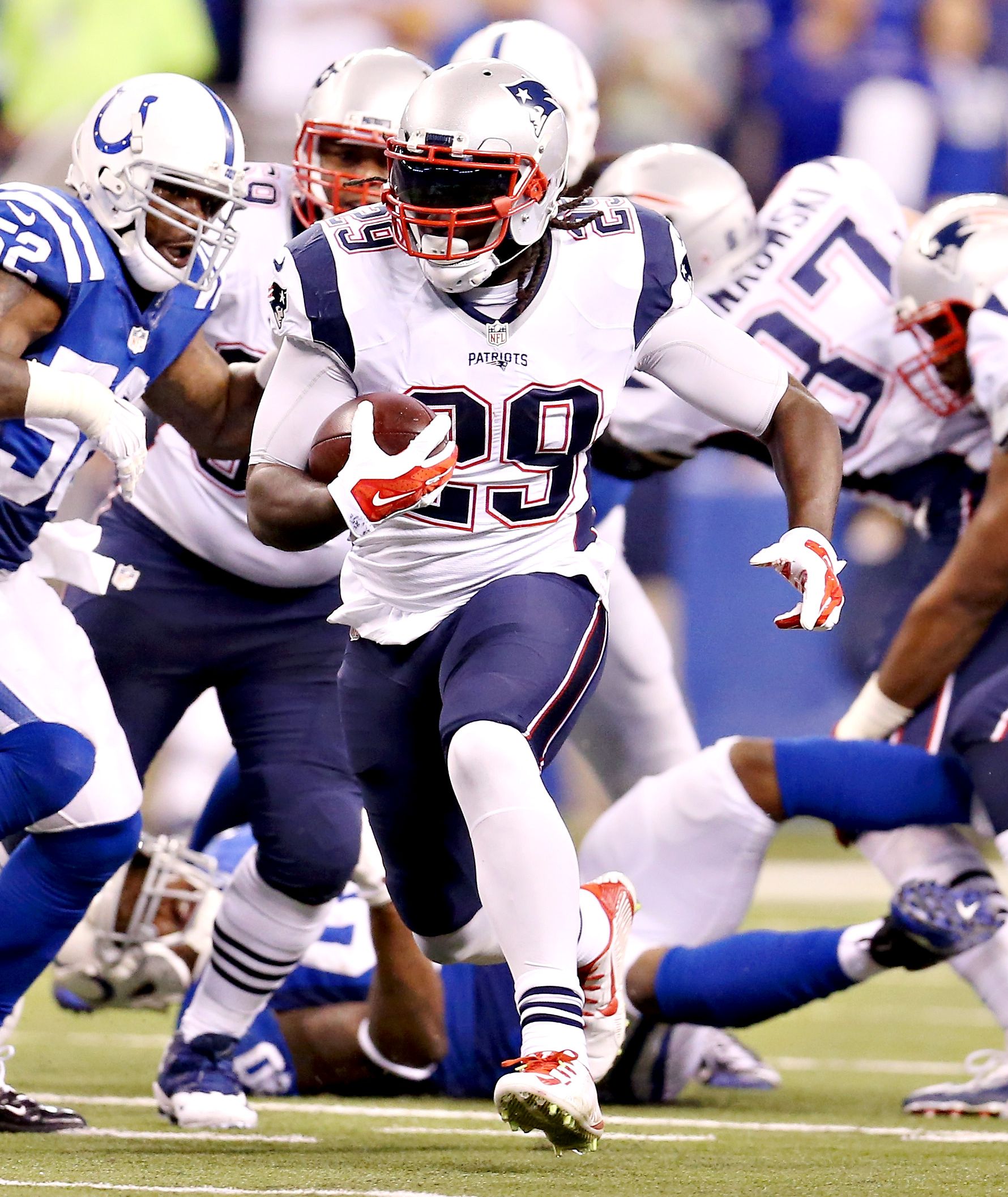 LeGarrette Blount Touchdown - Photos: Colts V Patriots - ESPN