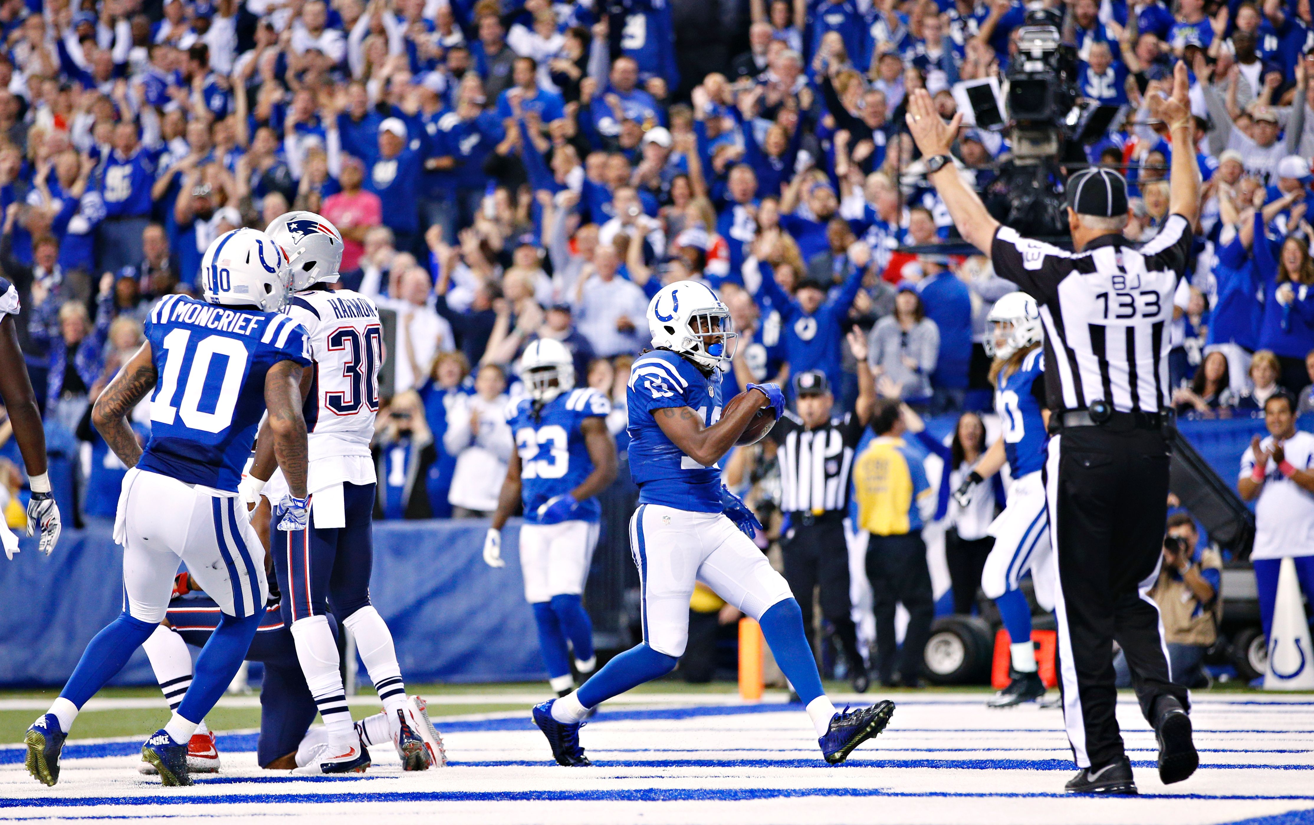 T.Y. Hilton Touchdown - Photos: Colts v Patriots - ESPN