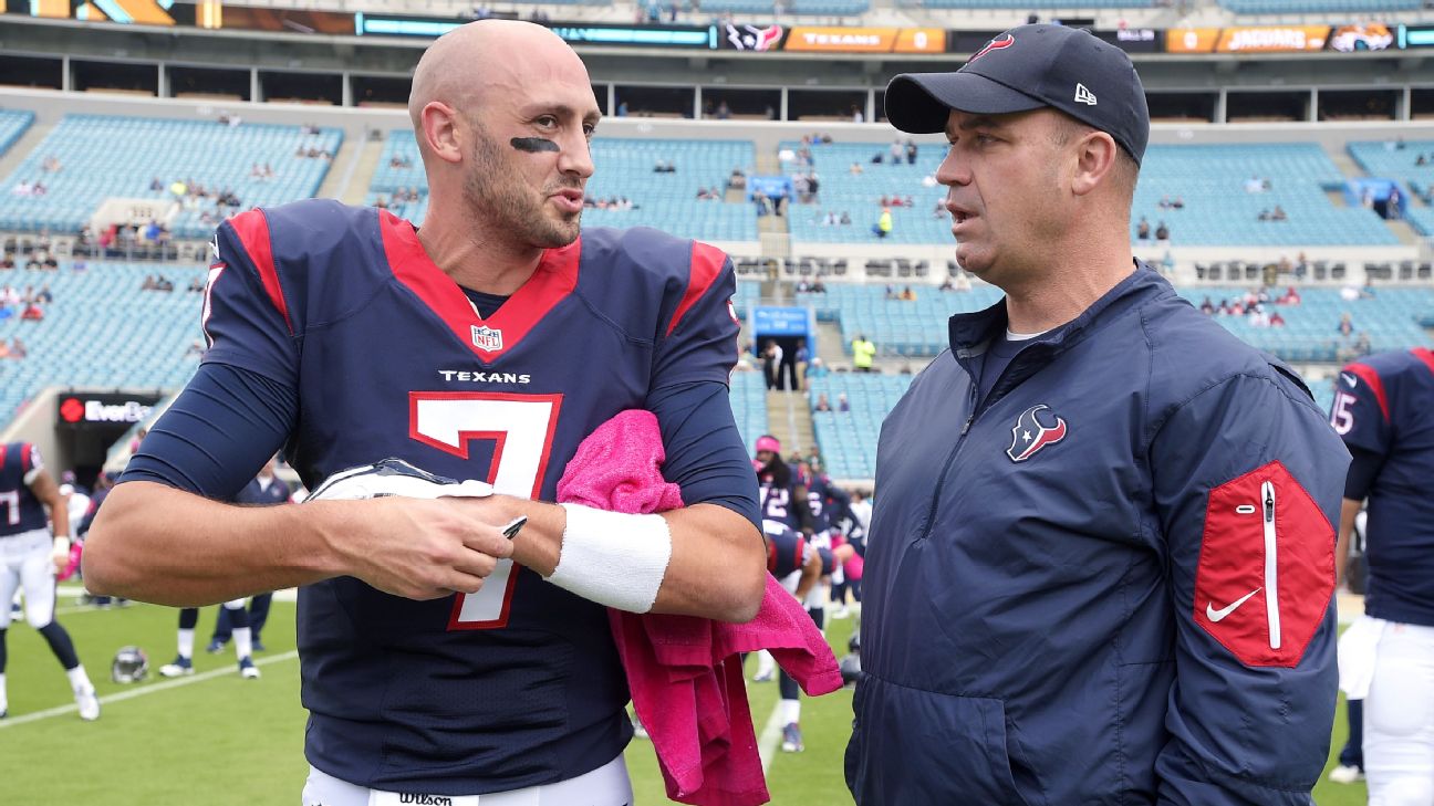 Brian Hoyer named Houston Texans quarterback going forward - ESPN