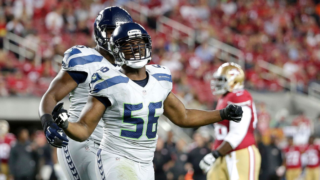 Cliff Avril released by Seattle Seahawks with failed physical designation -  ESPN