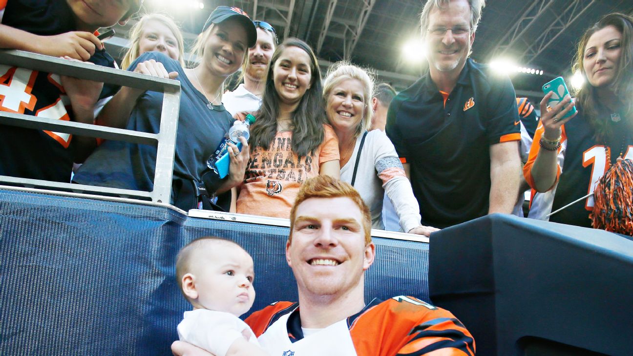 Watch the interview with Andy and JJ Dalton at the Cincinnati Sports Awards