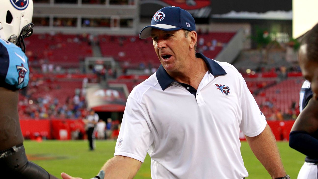 Minnesota Vikings - Titans Head Coach Mike Mularkey played for the