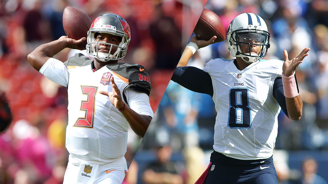 Titans vs Bucs: Marcus Mariota good, Jameis Winston effective