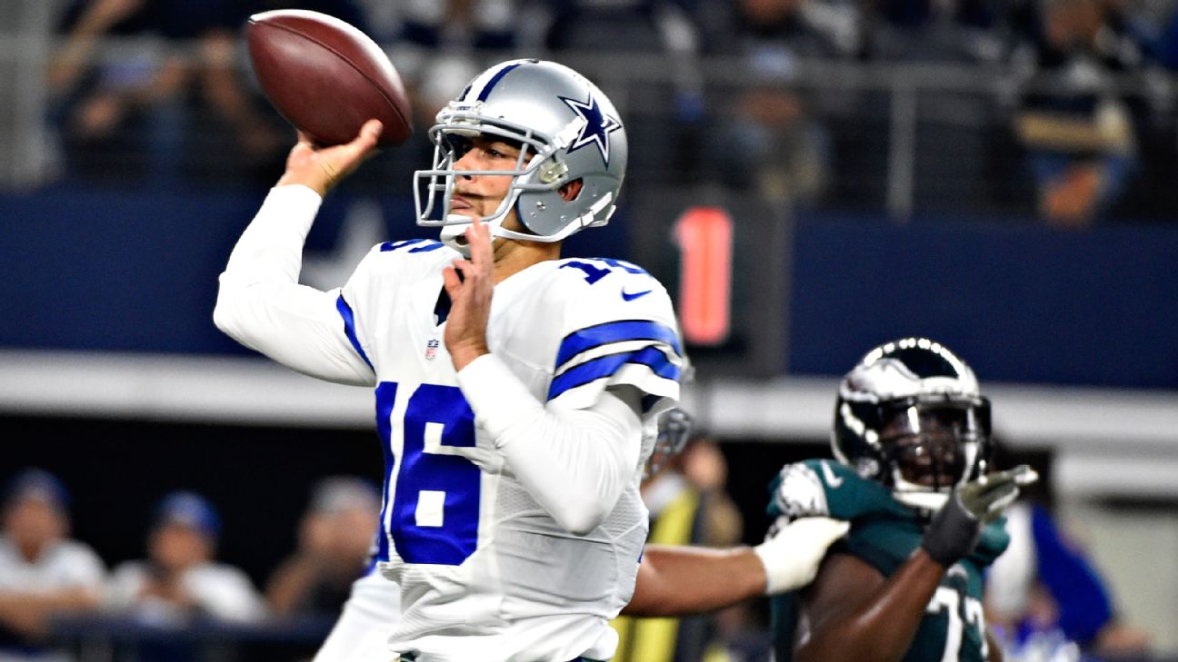 Brandon Weeden joins Tony Romo and Kyle Orton in Dallas Cowboys QB