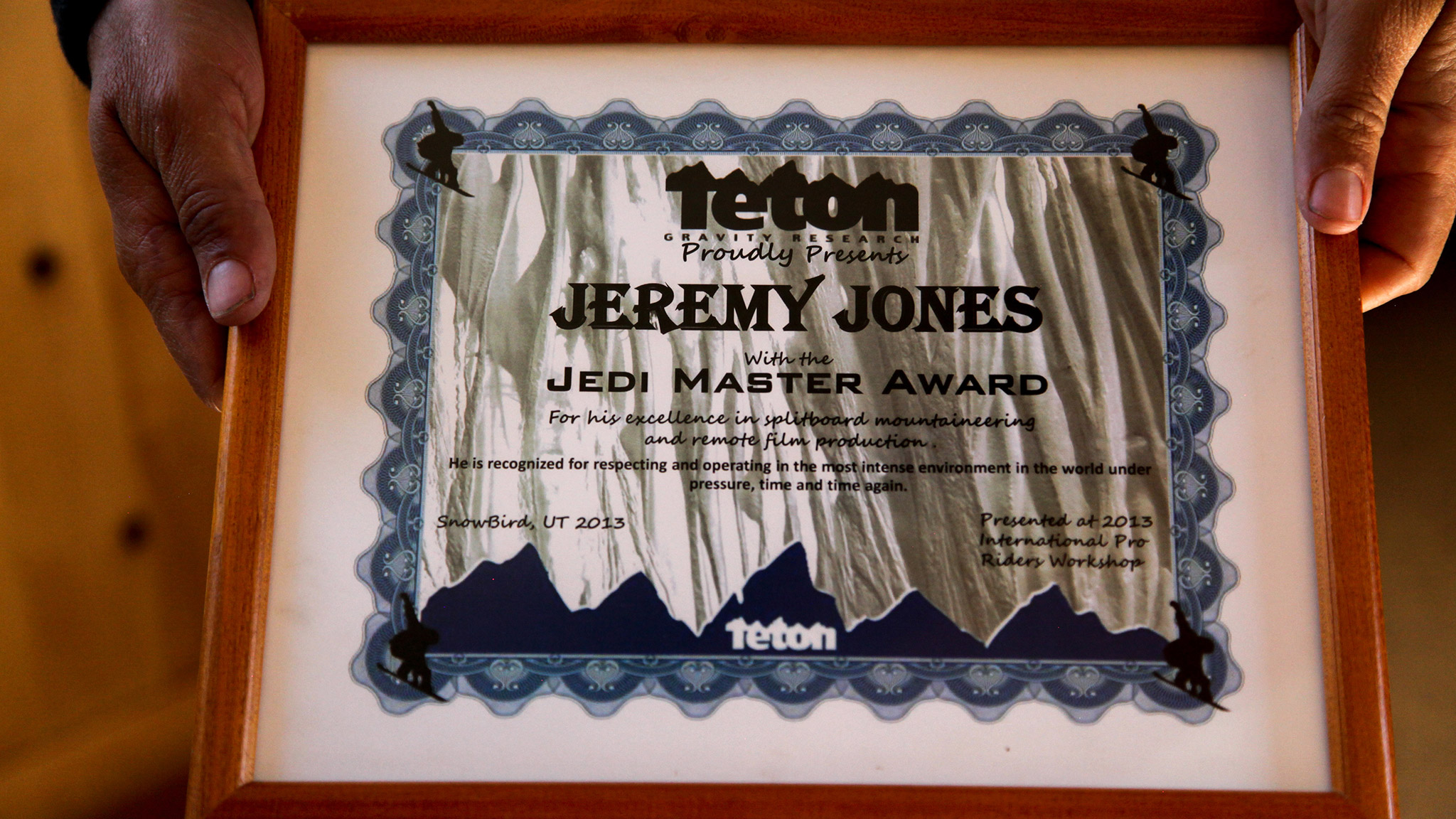Movie star - At home with big mountain snowboard legend Jeremy