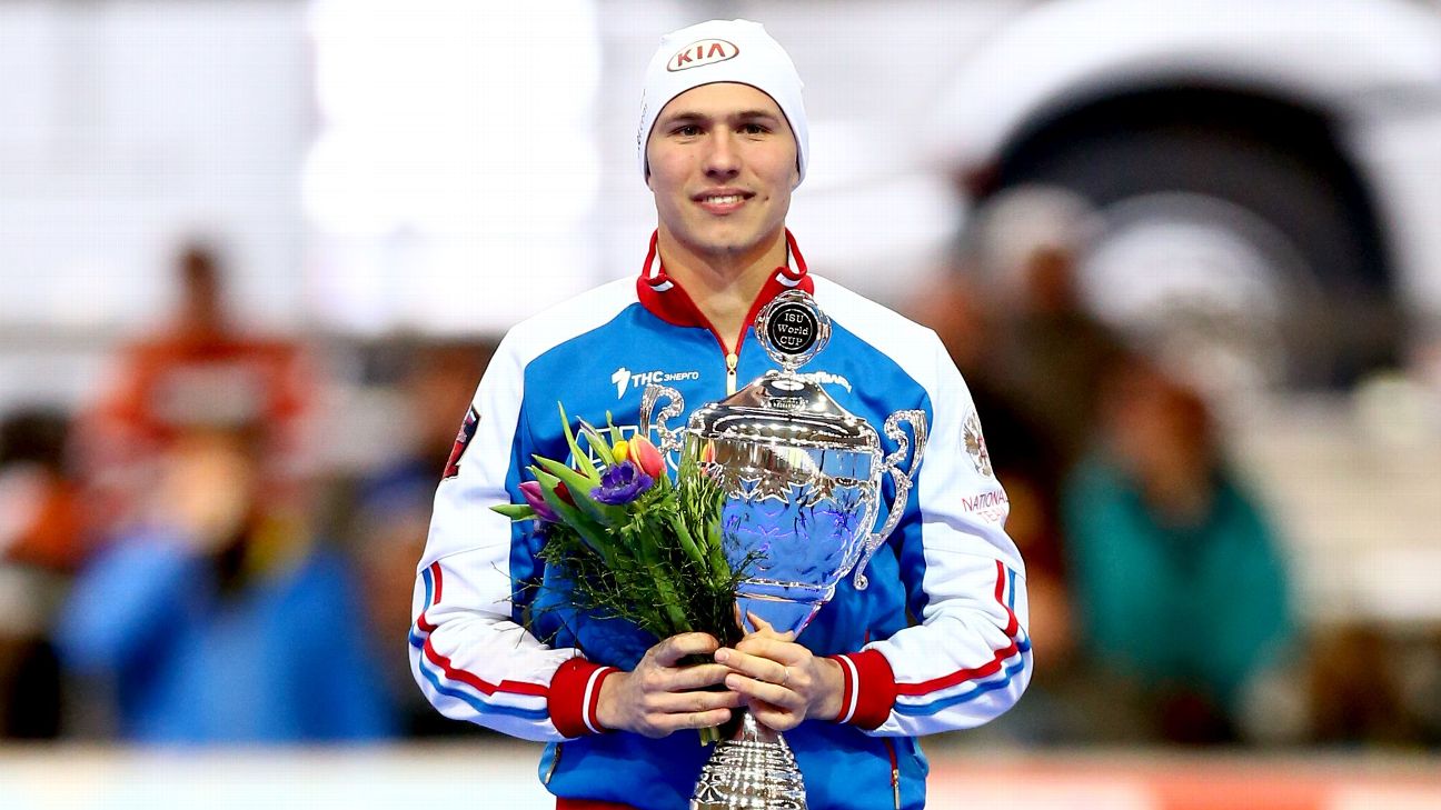 Russia S Pavel Kulizhnikov Wins 500 Meters In Speedskating World Cup