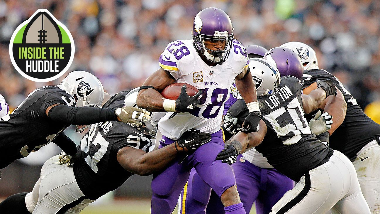 Adrian Peterson helps Vikings run past Raiders 30-14