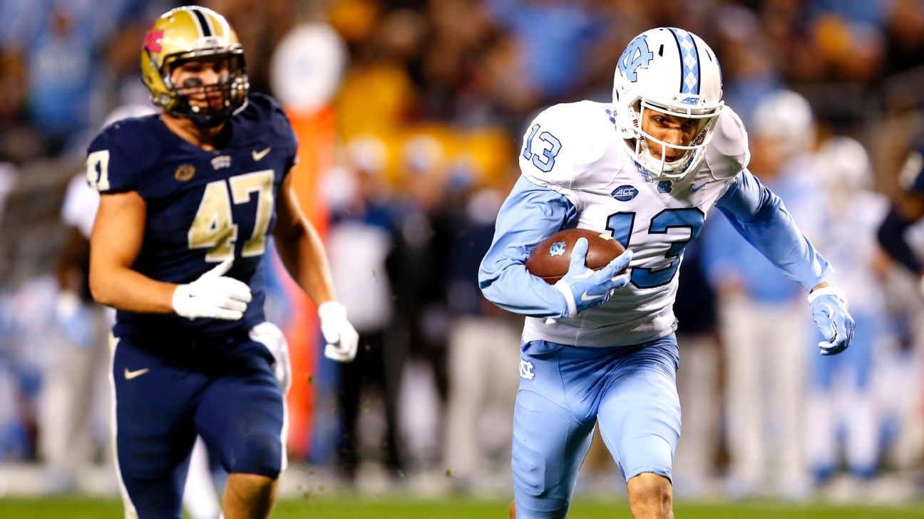 UNC Football: Mack Hollins Has Career Day For Raiders