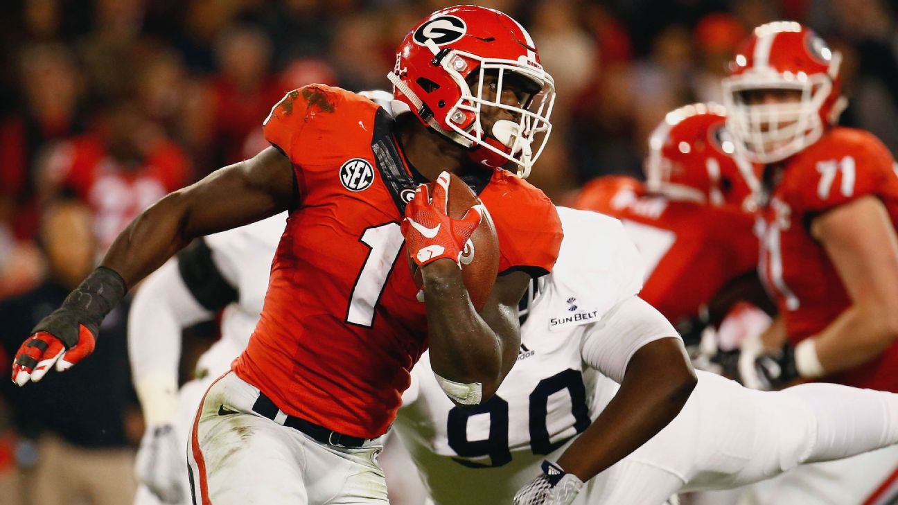 Georgia's Todd Gurley and Nick Chubb simply dominate Auburn 