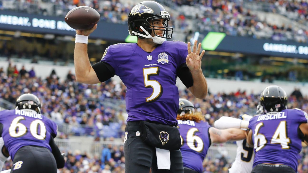 Joe Flacco spreading it around effectively, Ravens up early - NBC