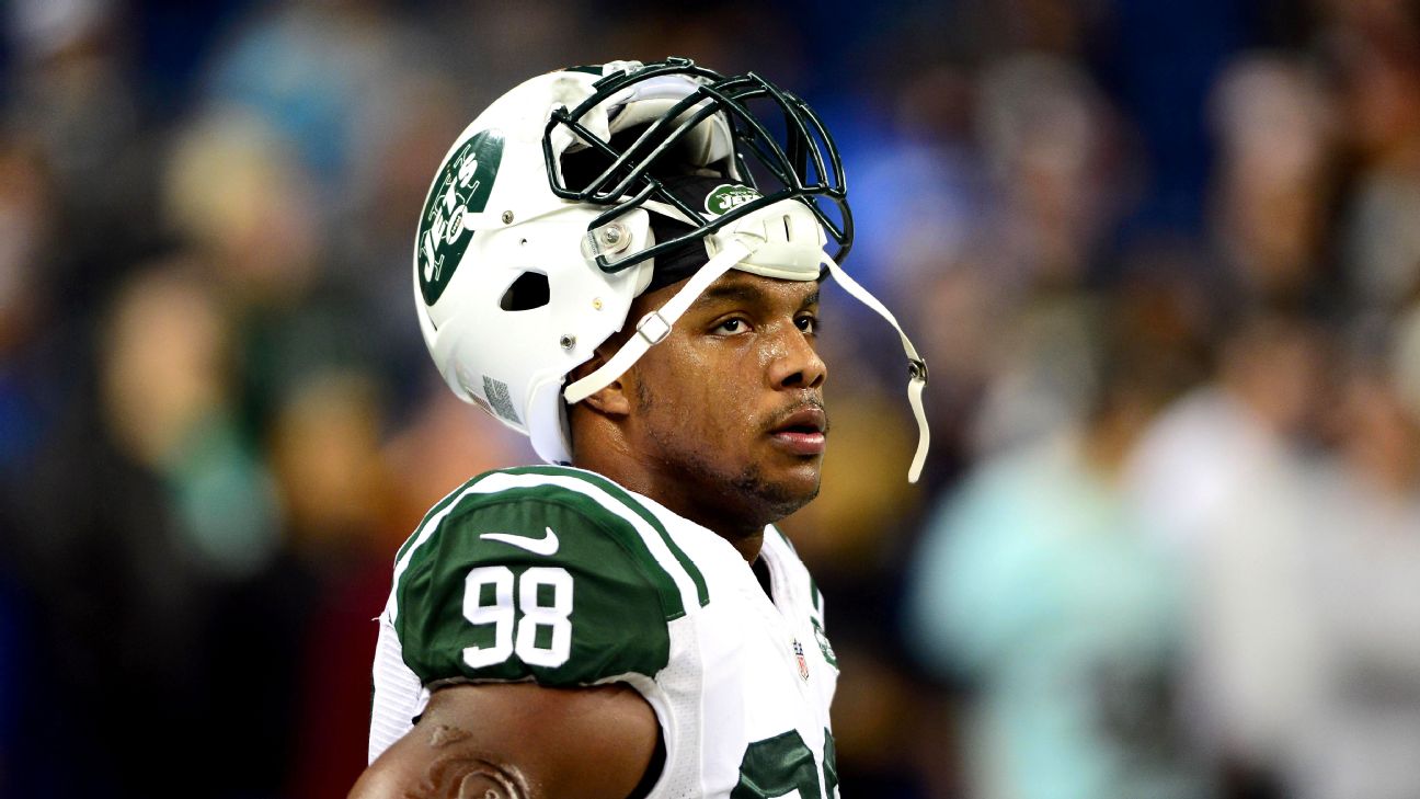 Ex-Jets OLB Quinton Coples taking physical with Carolina Panthers