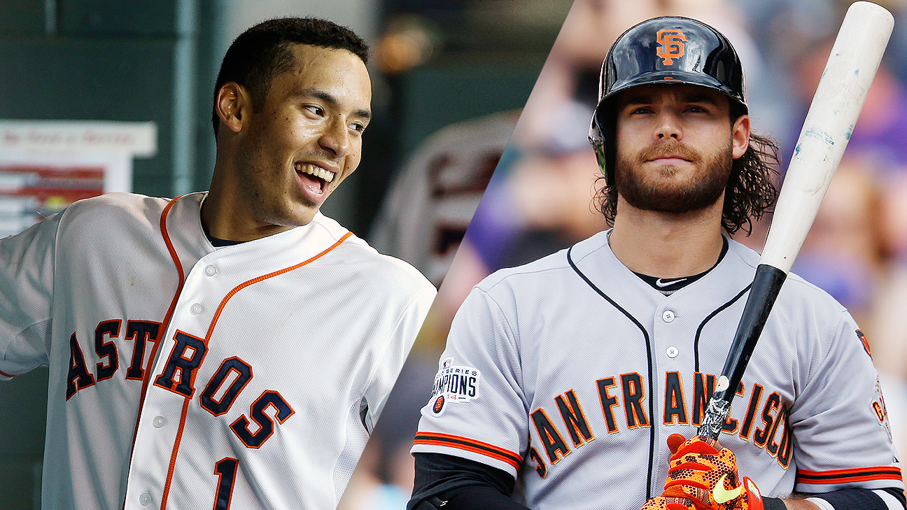 Brandon Crawford reacts to the Carlos Correa signing, comes to