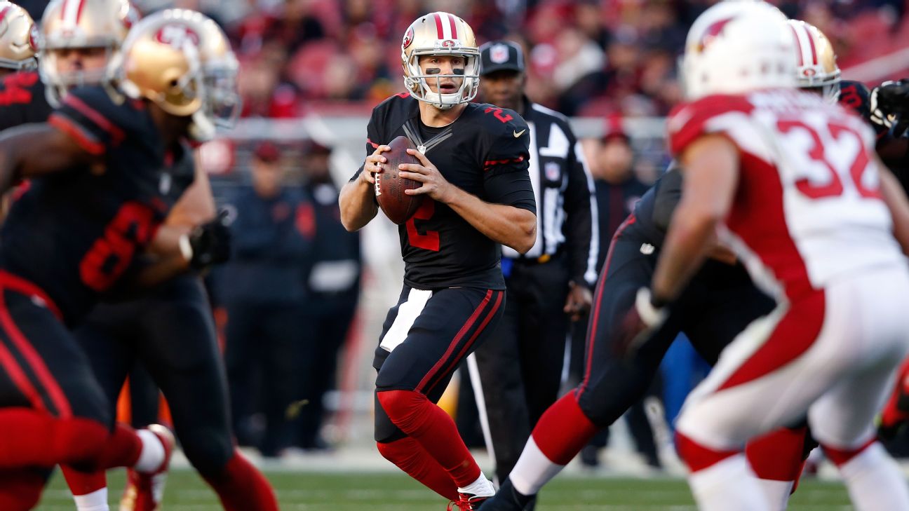 Colin Kaepernick benched, 49ers will start Blaine Gabbert in Week 9 against  Falcons – New York Daily News