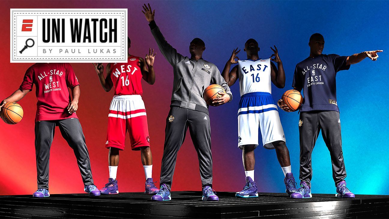 NBA unveils clean, simple 2015 All-Star uniform design -- Uni Watch - ESPN