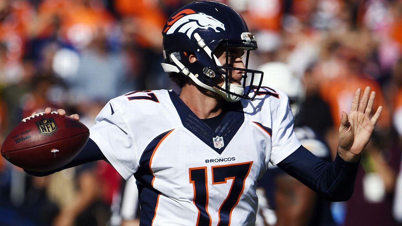 Denver Broncos to start Brock Osweiler against Cincinnati Bengals - ESPN