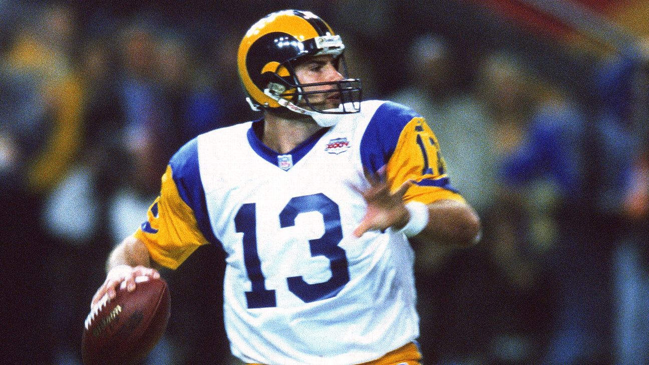 QB Kurt Warner came out of nowhere to become an all-time great