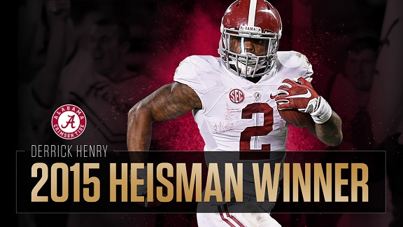 Derrick Henry, 2015 Heisman Winner