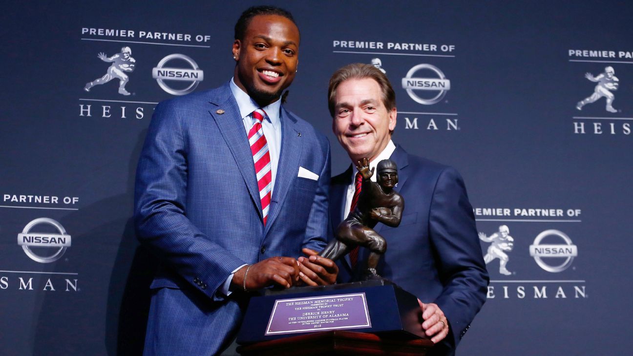 Ex-Alabama running back Derrick Henry debuts in first Heisman