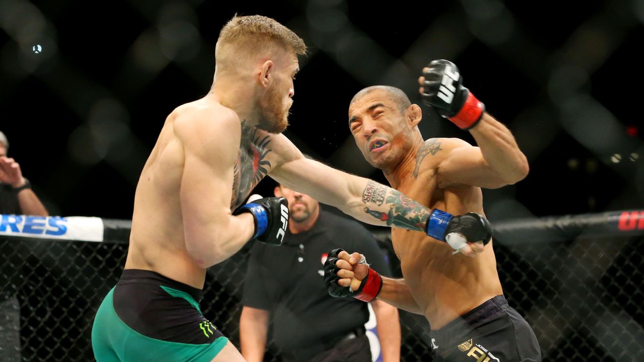 UFC 194 -- Conor McGregor first-round knockout of Jose Aldo to claim featherweight title