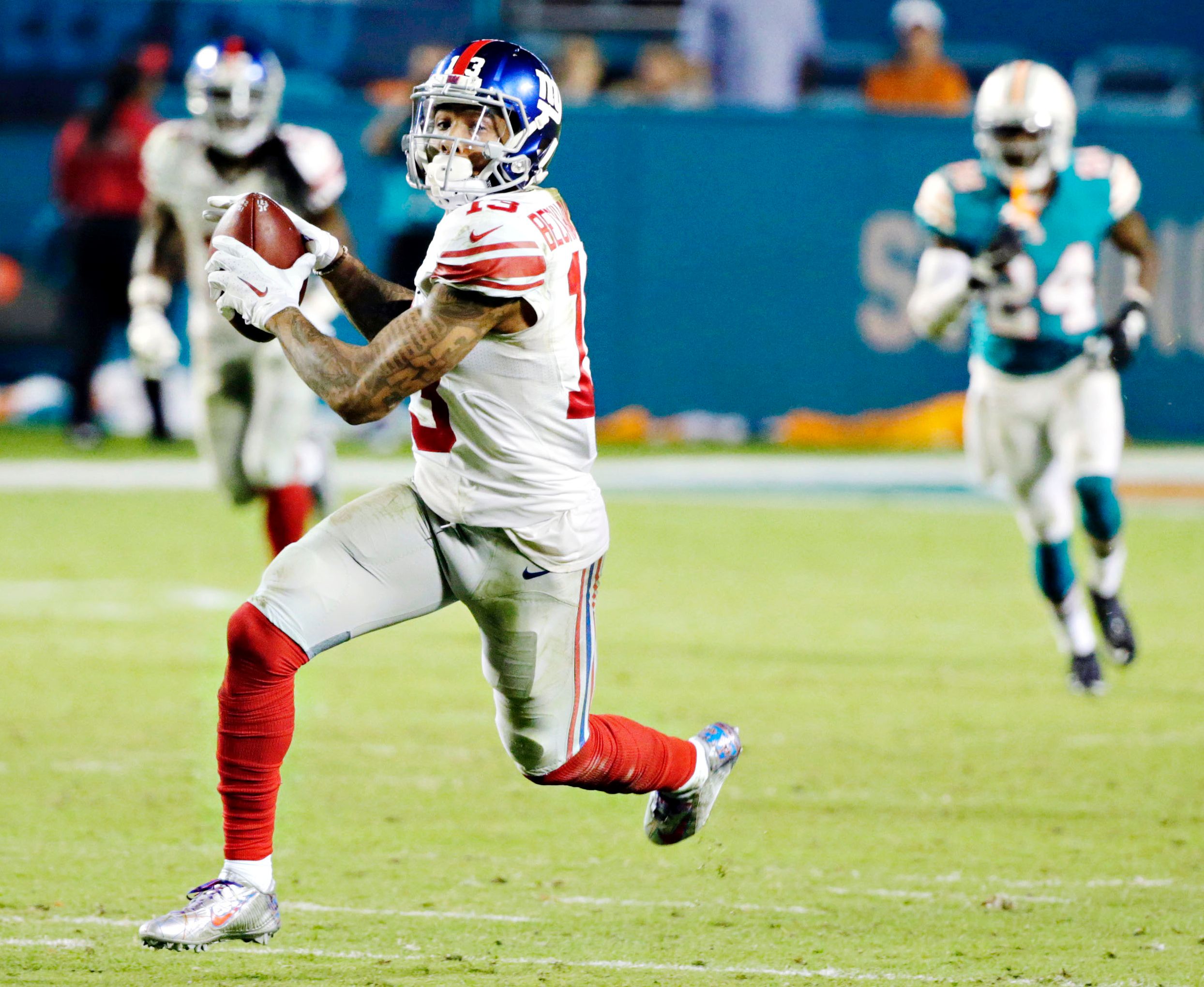 Odell Beckham Jr.'s Second Touchdown Photos Giants vs. Dolphins ESPN