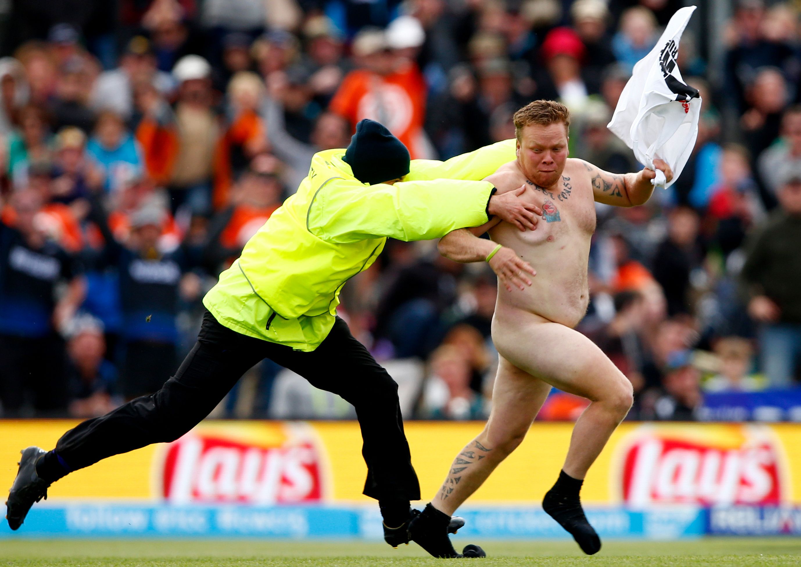 The cricket pitch invader - Photos: The Best Sports Bloopers