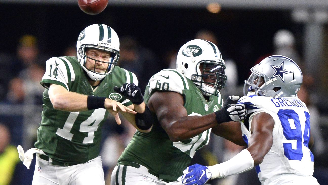 Ivory, Milliner out for Jets vs. Titans