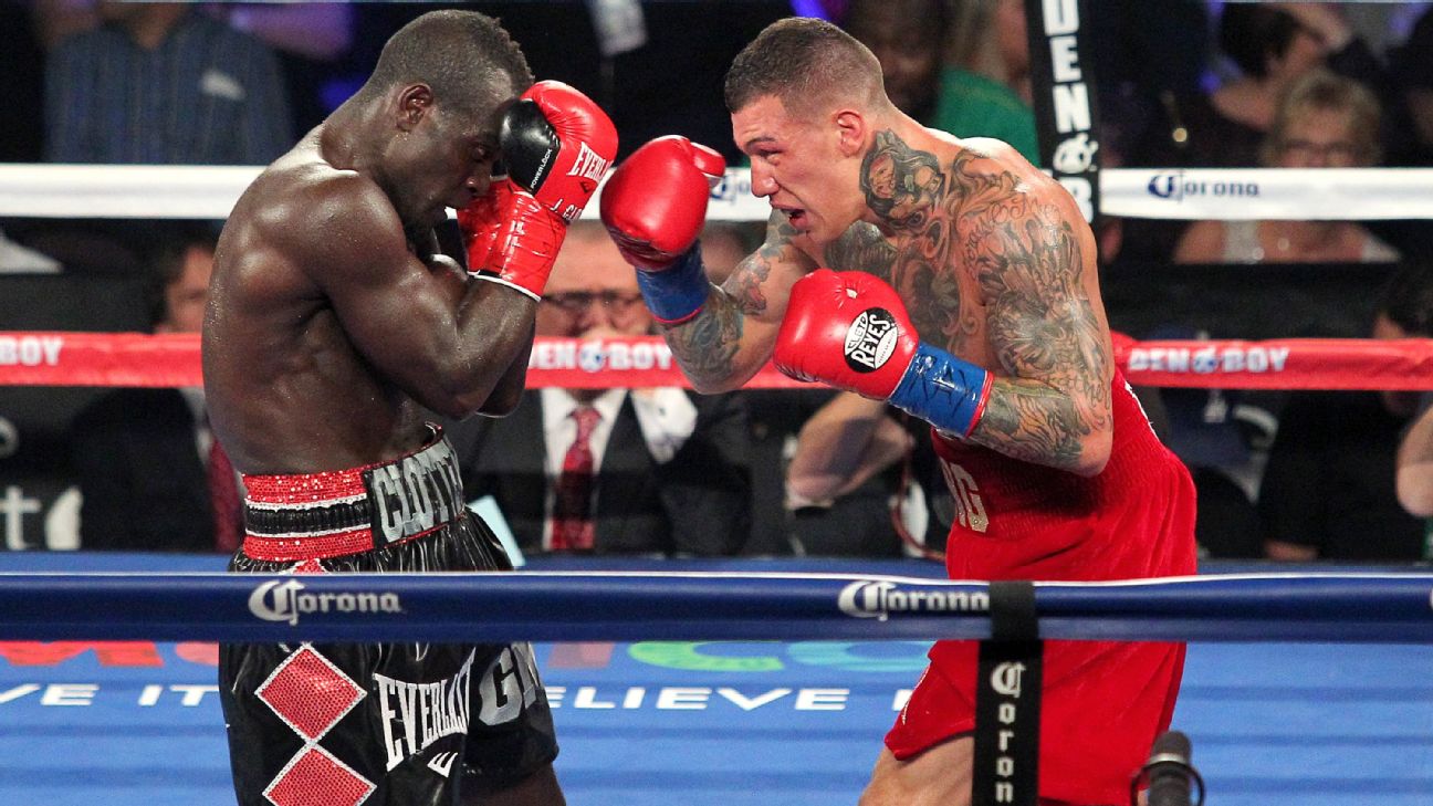 Gabriel Rosado Media Workout - Golden Boy Promotions