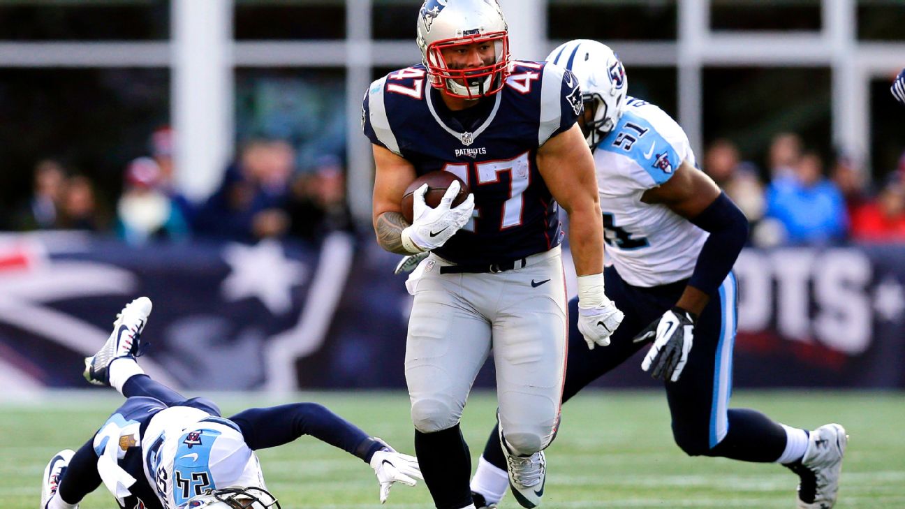 Rookie Joey Iosefa delivers highlight-reel bulldozing run for Patriots -  ESPN - New England Patriots Blog- ESPN