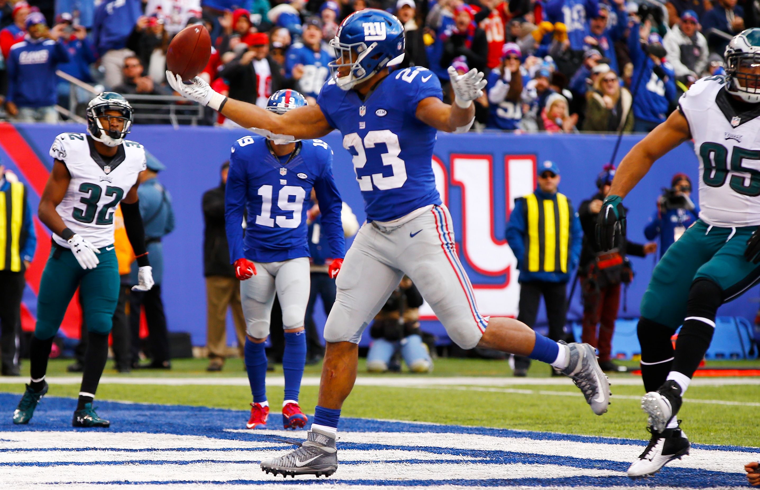 Rashad Jennings Photos Eagles vs. Giants ESPN