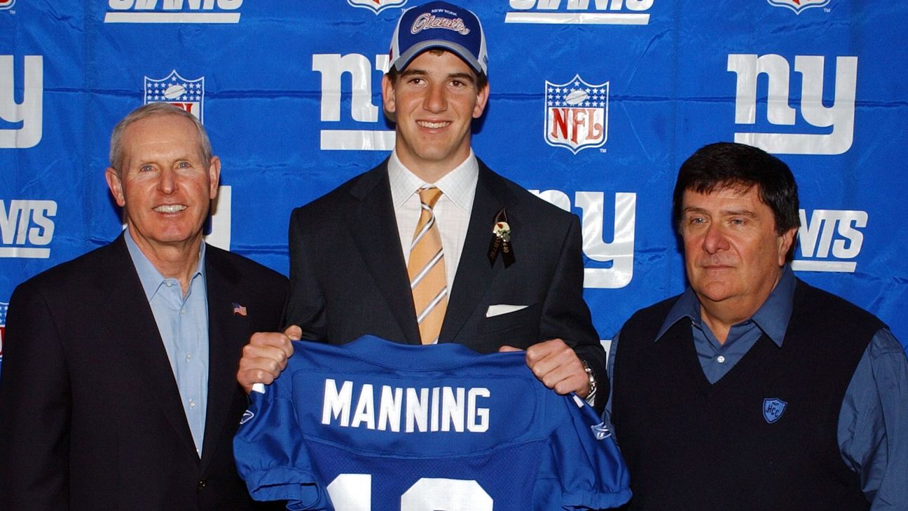 Relive Giants' 2004 Season; Eli Manning 1st Overall Draft Pick Traded to  the Giants 