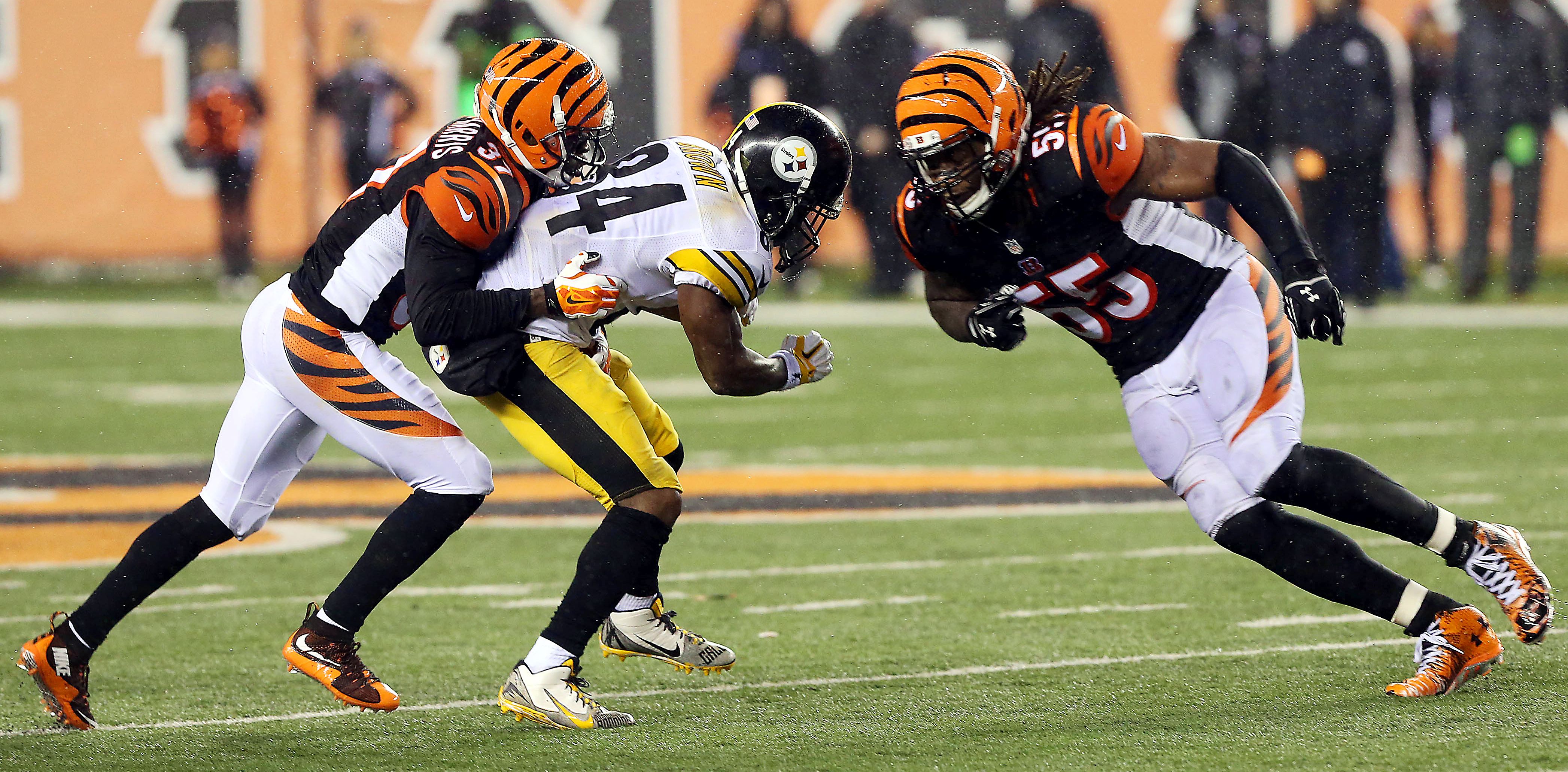 Vontaze Burfict, Antonio Brown Photos AFC Wild Card Playoffs ESPN