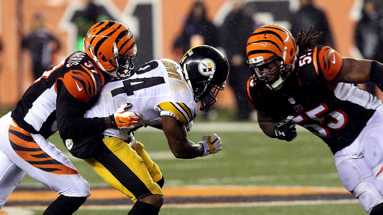 Antonio Brown's late touchdown lifts Steelers over Bengals