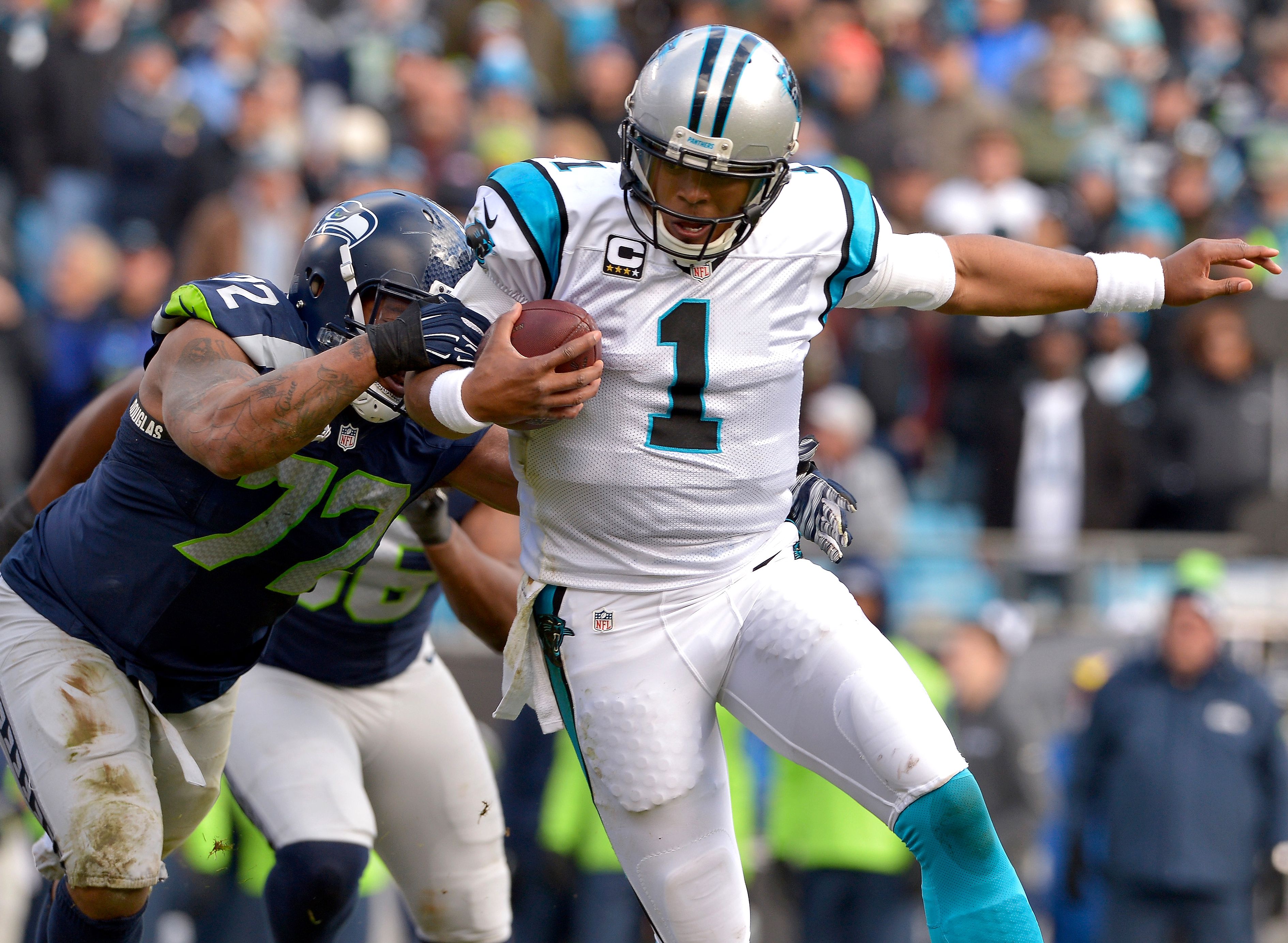 Cam Newton - Photos: NFC Divisional Playoff, Seahawks vs. Panthers - ESPN