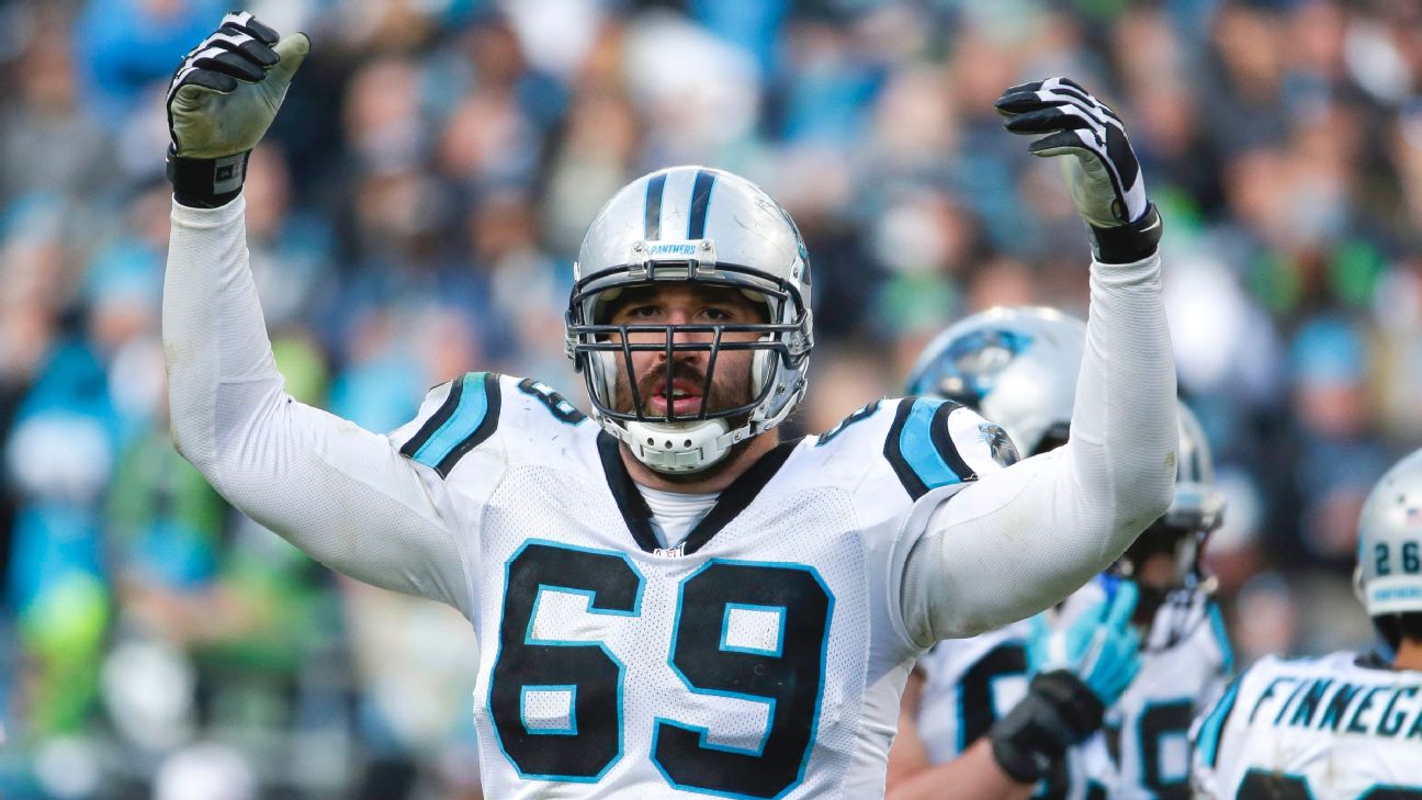 Panthers rule Jared Allen out for Sunday, and he's not happy about